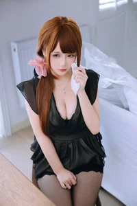 Ri Nai Jiao Widow Theme Cosplay Part 02 - Elegant Gothic Mourning Fashion and Portrait Photography Collection (60 High-Resolution Images) - image 10