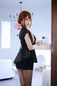 Ri Nai Jiao Widow Theme Cosplay Part 02 - Elegant Gothic Mourning Fashion and Portrait Photography Collection (60 High-Resolution Images) - image 6