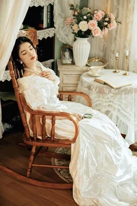 Timeless Grace: Discover Xuan Xuan’s Retro Portraits in a Captivating Oil Painting Aesthetic - image 4
