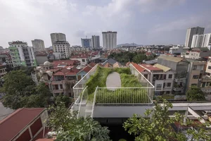 Architectural Innovation: Discovering the Unique Staggered House Design in Bac Ninh's Urban Landscape - image 6