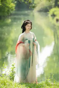 Xi Gua's Graceful Hanfu Elegance | YiTuYu Vol.8558 Collection - image 2