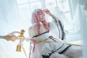 Stunning HMS Perseus Cosplay from Azur Lane - Beautiful Nurse Outfit and Aesthetic Anime Photography by No-Face Angel WY - image 3