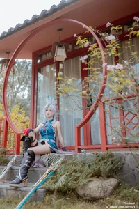 Stunning Feixiao Cosplay by KuukoW from Honkai: Star Rail – Professional 24-Photo Gallery of the Xianzhou General - image 4
