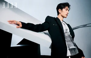 Xiao Zhan Makes History as the Only Male Superstar to Return to Elle Magazine Cover - image 1