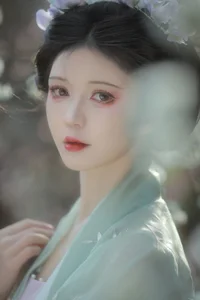 Ethereal Beauty of Wu Sui Sui in Art Language YiTuYu Vol.8876: A Spring Muse in Hanfu - image 3