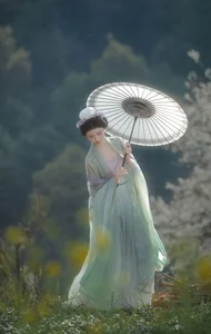Ethereal Beauty of Wu Sui Sui in Art Language YiTuYu Vol.8876: A Spring Muse in Hanfu - image 16