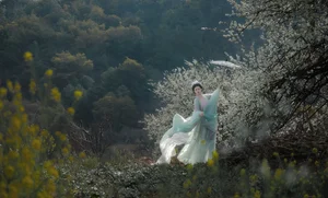 Ethereal Beauty of Wu Sui Sui in Art Language YiTuYu Vol.8876: A Spring Muse in Hanfu - image 20