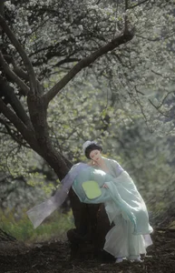 Ethereal Beauty of Wu Sui Sui in Art Language YiTuYu Vol.8876: A Spring Muse in Hanfu - image 19