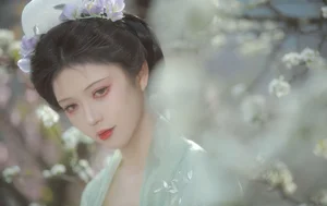 Ethereal Beauty of Wu Sui Sui in Art Language YiTuYu Vol.8876: A Spring Muse in Hanfu - image 9