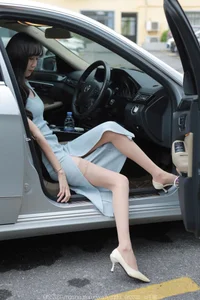 Tuan Tuan’s Captivating In-Car Photoshoot for IESS Collection - image 61