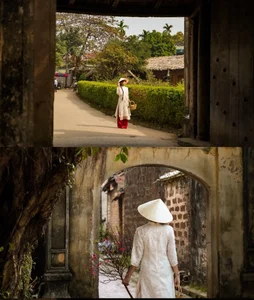 Timeless Grace: Capturing the Beauty of Ao Dai in Duong Lam Ancient Village - image 7