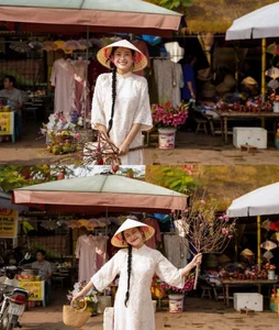 Timeless Grace: Capturing the Beauty of Ao Dai in Duong Lam Ancient Village - image 8