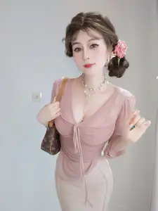 Coser Bai Yin 81 Part02: Captivating Beauty in Flowing Pink Attire - image 8