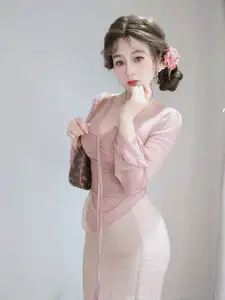 Coser Bai Yin 81 Part02: Captivating Beauty in Flowing Pink Attire - image 9