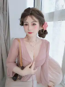Coser Bai Yin 81 Part02: Captivating Beauty in Flowing Pink Attire - image 12