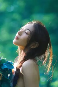 Serene Braided Beauty Bathed in Golden Sunlight - image 5