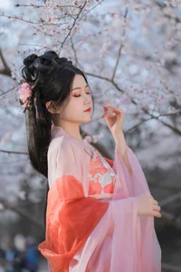 Spring Muse in Hanfu YiTuYu Vol.8891 Gui Yuan Ba Bao Zhou - image 6