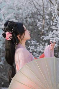Spring Muse in Hanfu YiTuYu Vol.8891 Gui Yuan Ba Bao Zhou - image 1