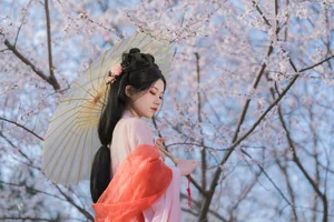 Spring Muse in Hanfu YiTuYu Vol.8891 Gui Yuan Ba Bao Zhou - image 8