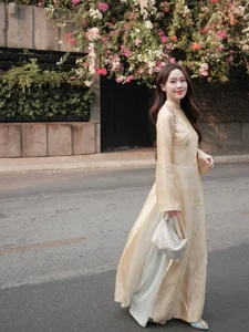Elegant Vietnamese Silk Ao Dai: Discover the Timeless Grace and Traditional Beauty of Vietnam's Iconic National Dress for Women - image 11