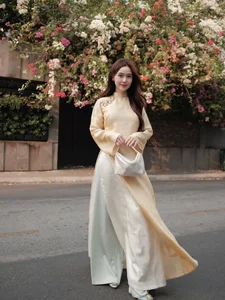 Elegant Vietnamese Silk Ao Dai: Discover the Timeless Grace and Traditional Beauty of Vietnam's Iconic National Dress for Women - image 8