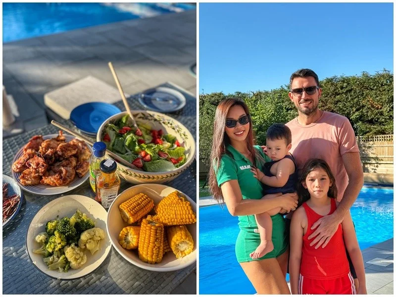 Supermodel Ha Anh’s Idyllic Summer Vacation in the English Countryside with Her Family