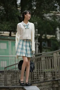 Tuantuan Captivates in Classic JK Uniform for IESS Collection - image 57