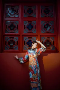 Timeless Elegance of Man Li by the Red Wall - YiTuYu Vol.8871 - image 34