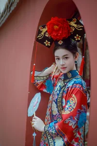 Timeless Elegance of Man Li by the Red Wall - YiTuYu Vol.8871 - image 44