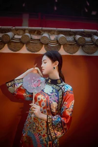 Timeless Elegance of Man Li by the Red Wall - YiTuYu Vol.8871 - image 3