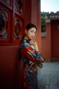 Timeless Elegance of Man Li by the Red Wall - YiTuYu Vol.8871 - image 19