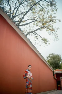 Timeless Elegance of Man Li by the Red Wall - YiTuYu Vol.8871 - image 18