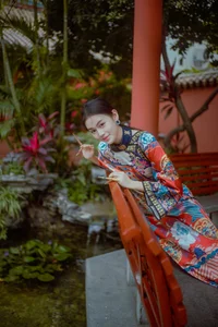 Timeless Elegance of Man Li by the Red Wall - YiTuYu Vol.8871 - image 32