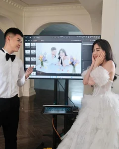 Viral 'Rice Paper Roll' Girl Stuns in Wedding Gallery - image 4
