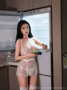 XiuRen No.10722: Lin Jia Ni Captivates in Chic White Lace Lingerie - image 8