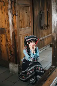 Mystical Ethnic Beauty: Xiao Wen Shines in Traditional Guizhou Attire Vol.8719 - image 13