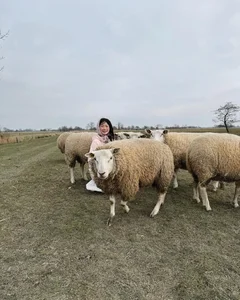 Viral Study Abroad Influencer Captivates Fans with Stunning Pastoral Shepherdess Photoshoot - image 7