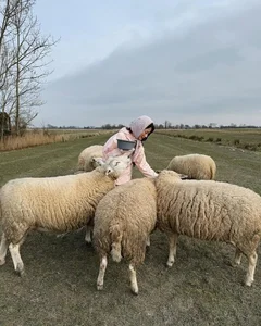 Viral Study Abroad Influencer Captivates Fans with Stunning Pastoral Shepherdess Photoshoot - image 4