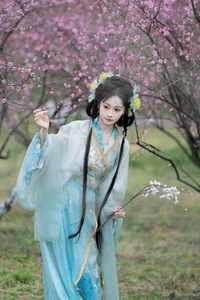 Ethereal Hanfu Beauty in Meiling Plum Forest - YiTuYu Vol.8870 Jiao Yi Zhi Sui Sui - image 14