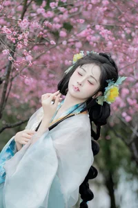 Ethereal Hanfu Beauty in Meiling Plum Forest - YiTuYu Vol.8870 Jiao Yi Zhi Sui Sui - image 24