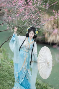 Ethereal Hanfu Beauty in Meiling Plum Forest - YiTuYu Vol.8870 Jiao Yi Zhi Sui Sui - image 26