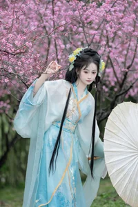 Ethereal Hanfu Beauty in Meiling Plum Forest - YiTuYu Vol.8870 Jiao Yi Zhi Sui Sui - image 13