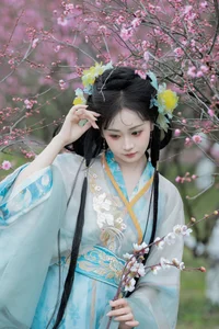 Ethereal Hanfu Beauty in Meiling Plum Forest - YiTuYu Vol.8870 Jiao Yi Zhi Sui Sui - image 2