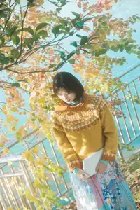 YiTuYu Art Language Vol.8738 Nan Nan: A Radiant Autumn Girl Embracing Warm Afternoon Sun - image 12