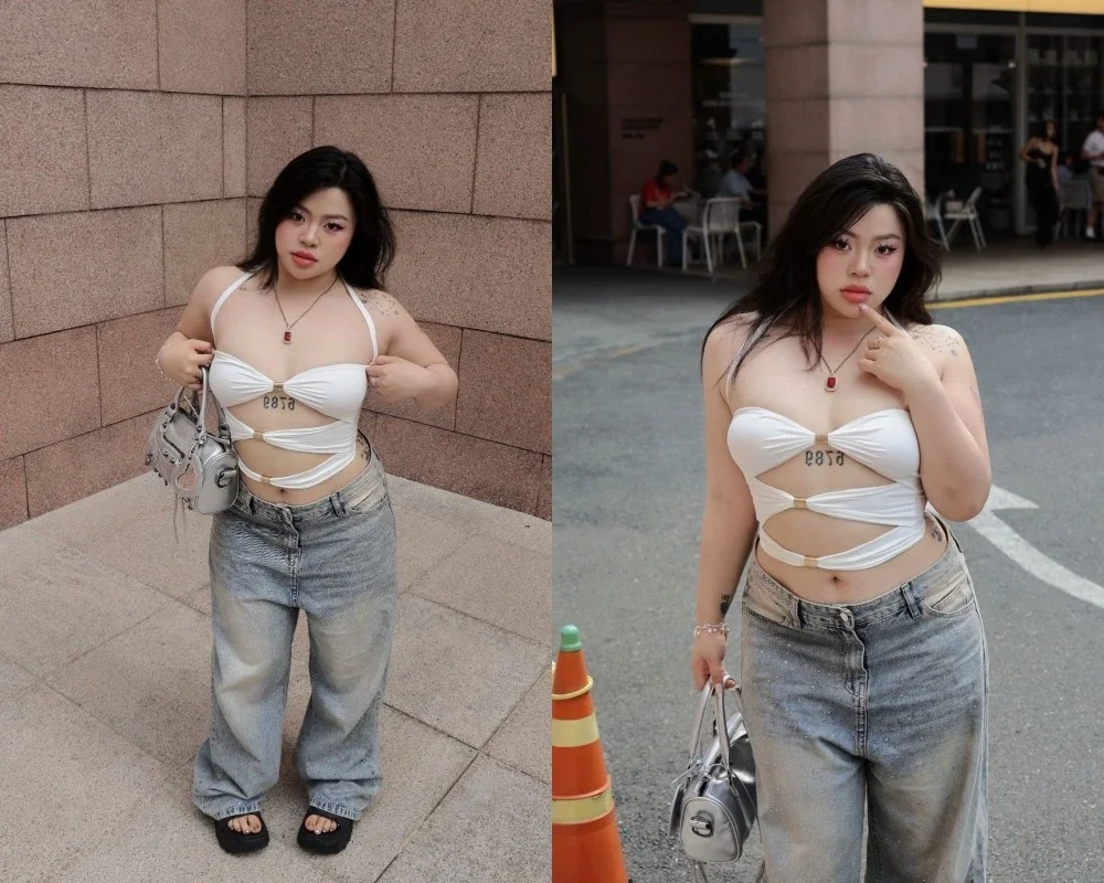 Plus-Size Beauty from Lam Dong Gains Viral Fame for Bold Cut-Out Fashion