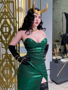 Elegant Lady Loki Cosplay by Ulichan - Exclusive 30 Photo Collection - image 6