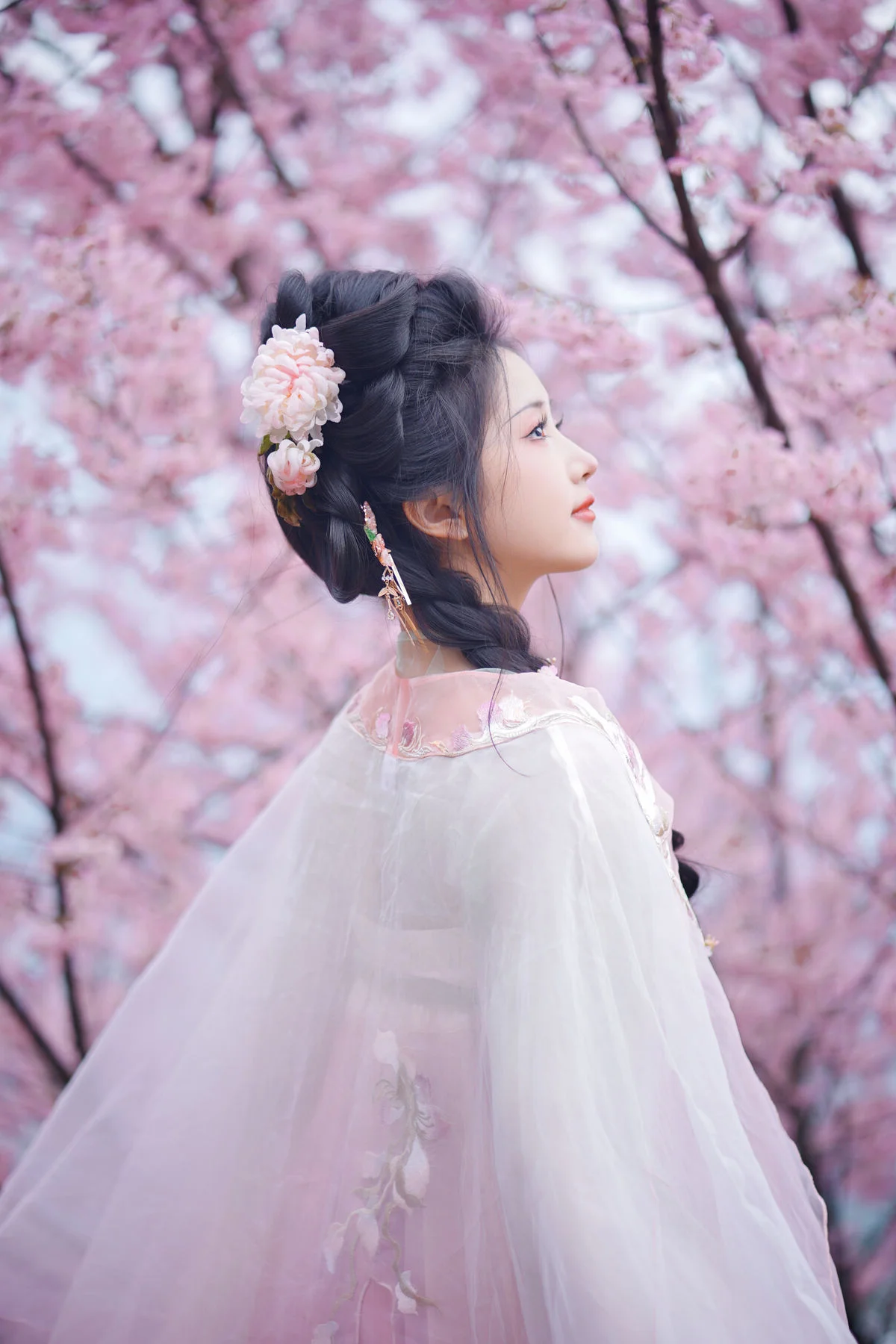 Ethereal Cherry Blossom Muse - YiTuYu Art Language Vol.8949 Tu Ya W