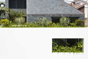 Modern Box House Design: Incorporating Lush Greenery as Living Decorative Patterns - image 5