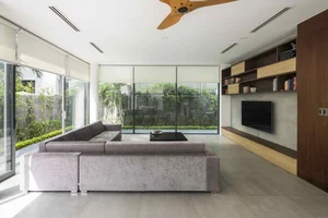 Modern Box House Design: Incorporating Lush Greenery as Living Decorative Patterns - image 0