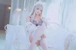 Coser Kurotia Kuro: Sweet Charm in Pure KEMOMIMI WHITE Lingerie (56P) - image 32